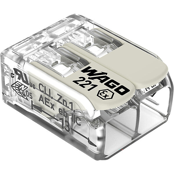 WAGO COMPACT-Verbindungsklemme Ex e,transparent 221-682